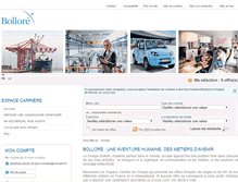 Tablet Screenshot of carrieres.bollore.com